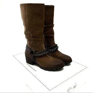 BCBGMAXAZRIA TAHLIA MOTORCYCLE BOOTS